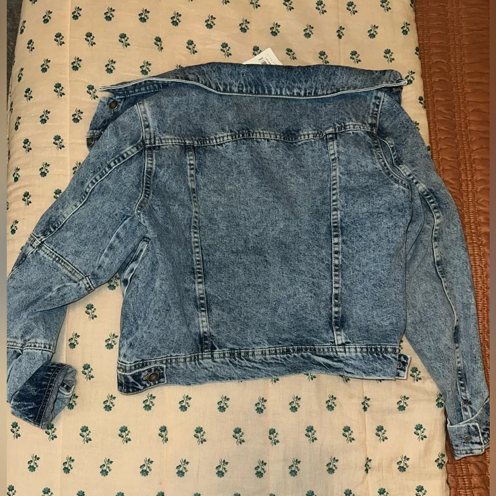 Free People Rumors Denim Jacket NWT - Picture 6 of 7